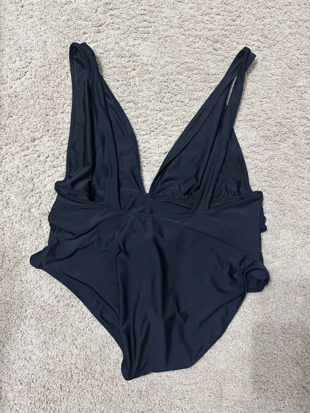 aerie plunge Black One-Piece Swimsuit - Picture 2 of 4